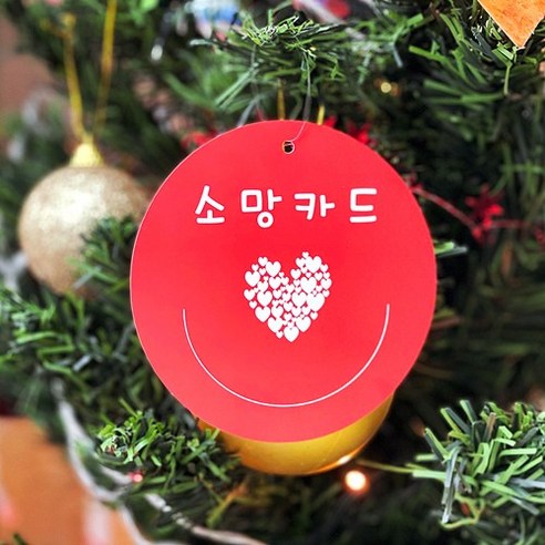 추천제품 풀팟 소망카드 희망카드 크리스마스카드 소원카드 소개