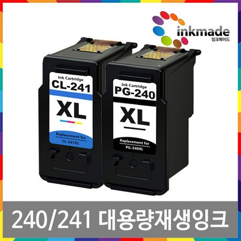 PG240XL CL241XL 대용량 호환잉크 MG2120 MG2220 MG3120 MG3220 MG3520 MG4120 MG4220 MX372 MX432 MX512, 1개, 칼라대용량호환잉크 cl384