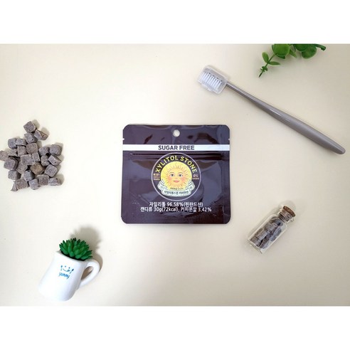 자일리톨 스톤 미니: 커피 한잔의 달콤한 동반자