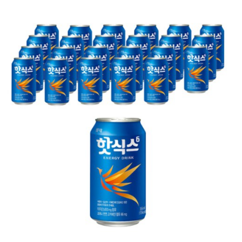 핫식스 오리지널 에너지음료, 355ml, 24개