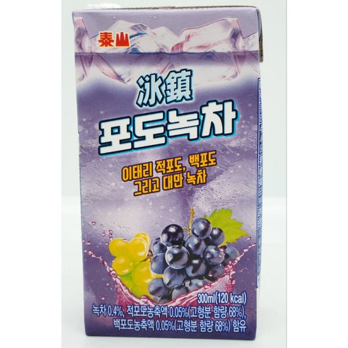 빙전 포도녹차, 300ml, 8개