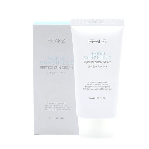 프란츠 선크림 네이키드 선쉴드 최화정 50ml