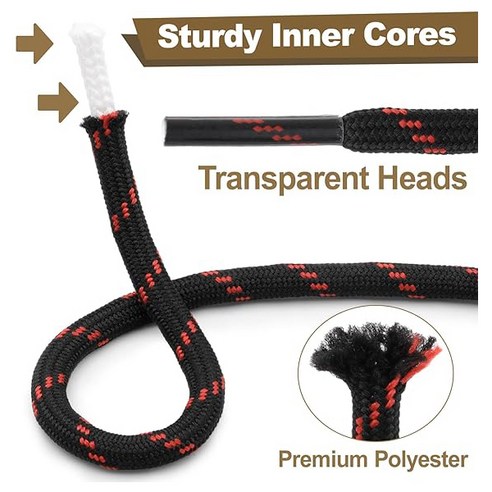 풀림 걱정 없이 안전한 산행, 국산 프리미엄 등산화 끈