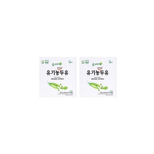 이노푸드 바리의꿈 유기농 두유, 32팩, 190ml