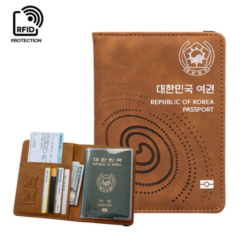 올저니 해킹방지 여권케이스 투명 여권케이스 포함