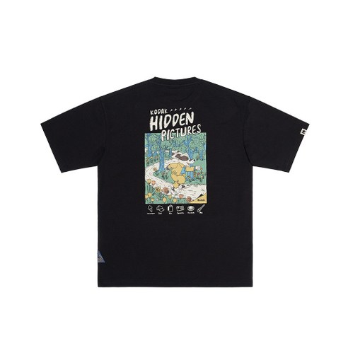 코닥 히든 픽쳐 소로나 반팔티셔츠 BLACK 블랙