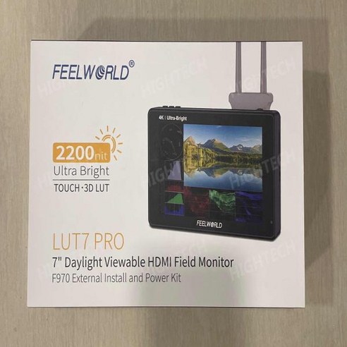 FEELWORLD LUT7 PRO 휴대용 DSLR 비디오 카메라 필드 모니터 터치 스크린 온 외부 4K 3D 7, 01 LUT7 PRO