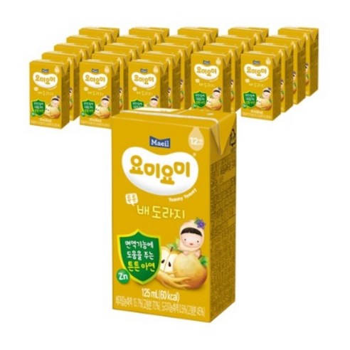 요미요미 튼튼주스 125ml, 배도라지, 8개