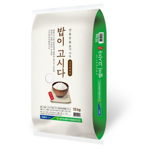 송탄농협 밥이고시다 고시히카리쌀 백미, 10kg, 1개