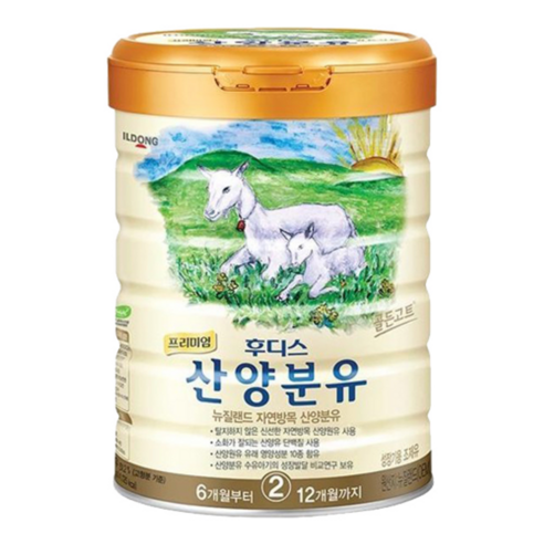 후디스 프리미엄 산양분유 2단계 6개월부터 첫돌까지 800g 1캔, 일동 후디스 프리미엄 산양분유 2단계 800g 1개, 1개