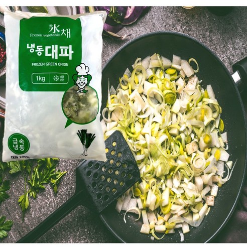 고마운땅 냉동대파, 10개, 1kg