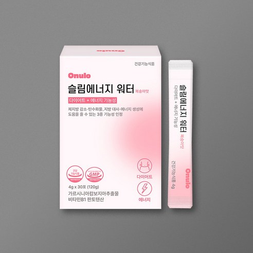 오늘로 슬림에너지워터 복숭아물 다이어트 가르시니아 30포, 1개, 30회분