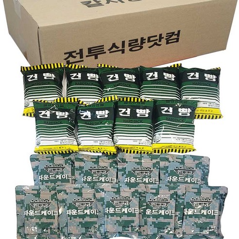 일빵빵 전투식량 파운드케이크 일등병건빵 18개세트 / 군대건빵 105g 큰용량 비상식량 간식 과자 빵류, 1개, 1850g