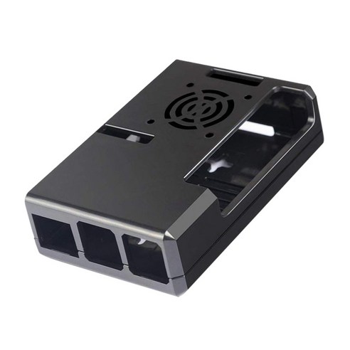 Ursmart 라즈베리 파이 2B 3B 3b에 대 한 ABS 플라스틱 보호 케이스 인클로저 커버, 블랙