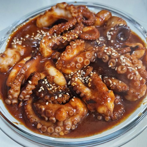 매콤달콤 통통한 송가네 양념 쭈꾸미 500g 매운맛 / 덜매운맛 (수제갈릭마요소스 포함), 매운맛 500g, 1개