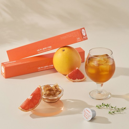 시트러스의 활기와 꿀의 달콤함이 조화된, 네스프레소를 위한 시원하고 상쾌한 블랙티