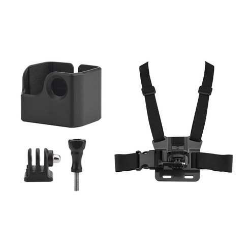 [BRDRC] DJI 오즈모 포켓3 확장 어댑터 / 백팩 배낭 체스트 마운트 거치대 가슴 스트랩 악세사리, 1개, 기본 + 가슴 스트랩