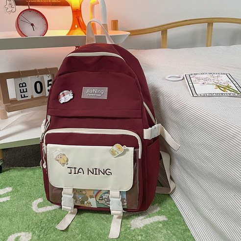 Fashion Backpack DFMEI 패셔너블한 대용량 백팩 여성 대용량 대 배낭 간단 배낭