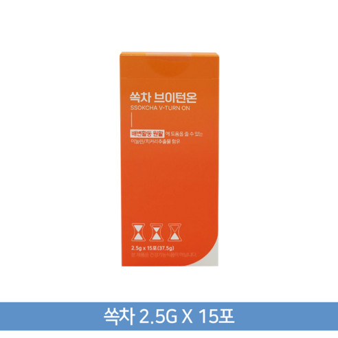 퍼스트헬스케어 쏙차 쏙빼먹는 분말스틱차, 2.5g, 15개입, 1개