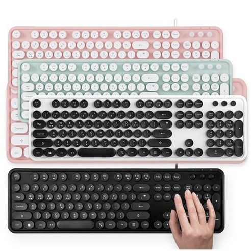 시간을 초월한 매력, 엑토 레트로 유선 키보드: 타닥거리는 감성과 현대적인 편리함의 조화 레트로유선키보드