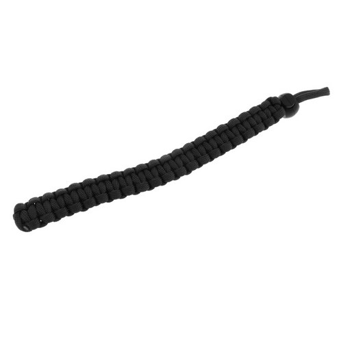 땋은 Paracord 조정 가능한 카메라 손목 스트랩/팔찌, 블랙, 34x2cm, 나일론