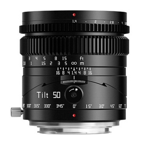 TTartisan 티티아티산 50mm F1.4 틸트 렌즈 단렌즈 후지필름 니콘 소니 캐논, 소니 E(풀프레임)