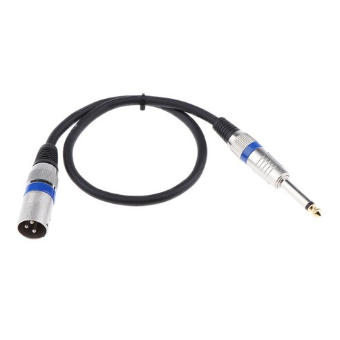 6.35mm 모노 플러그 수-수 XLR 언밸런스 마이크 케이블, 설명 설명, {"사이즈":"50cm"}, {"수건소재":"설명"}