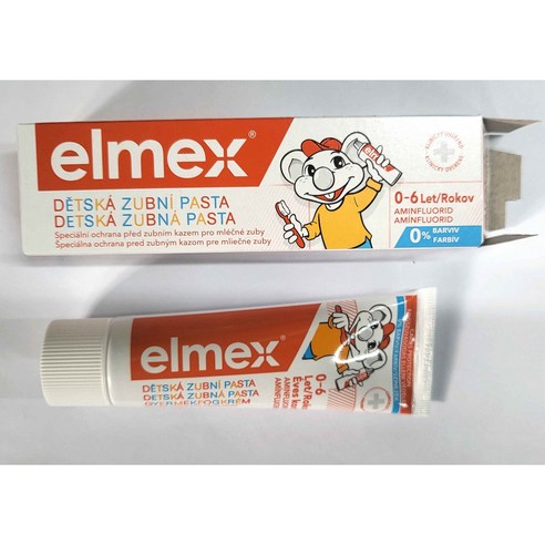 엘멕스 킨더치약으로 우리 아이 건강한 미소를 지켜주세요!