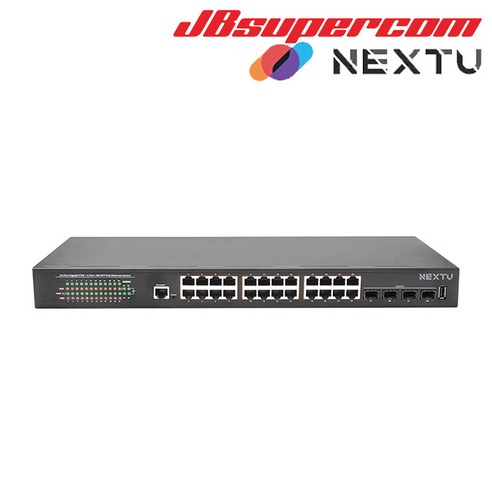 NEXT-POE7128L2-10G L2 24포트 울트라POE 10G 4SFP 매니지먼트 스위치