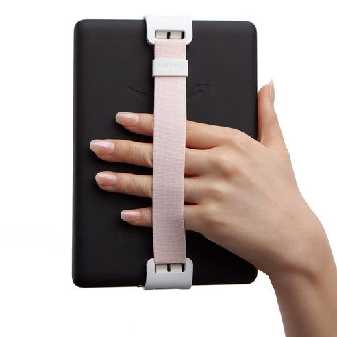 윌비 클립온 포인트 미니 (17 - 18cm 용) 이북리더기 핸드 스트랩, 핑크, 1개
