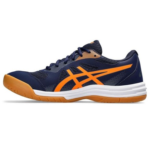 ASICS 남성용 업코트 5 배구화 피코트/쇼킹 오렌지