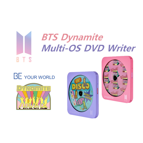 BTS Dynamite Multi OS DVD Writer ( BTS DVD Writer ), 핑크, 1개
