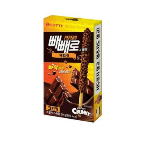 빼빼로  빼빼로 크런키, 39g, 98개