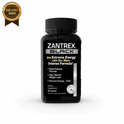 Zantrex 잔트렉스 블랙 익스트림 에너지 84 소프트젤 체중 감량 식이보충제 6/23, 84개