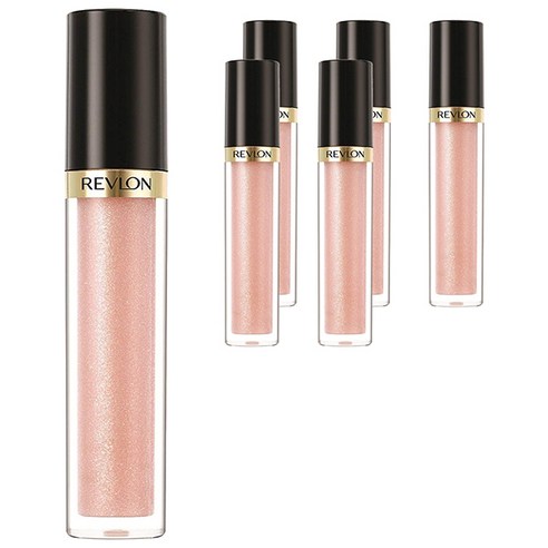 레브론 수퍼 러스트러스 립 글로스 3.8ml, Snow Pink, 6개