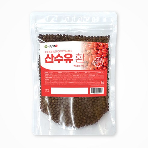 백장생 토종 산수유환, 1개, 300g