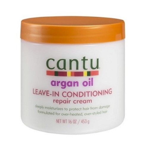 Cantu 아르간 오일 리브-인 컨디셔닝 리페어 크림, 453g, 4개