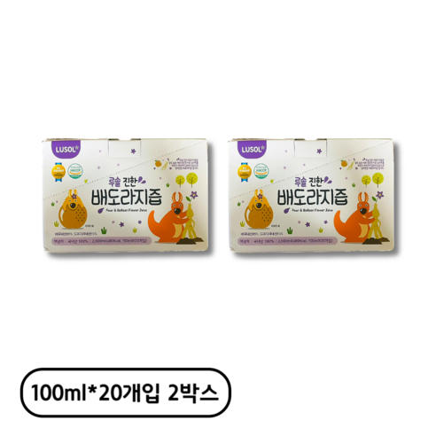 루솔 진한 배도라지즙, 진한배도라지즙, 100ml, 40개