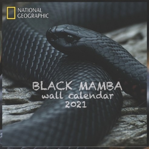 Black Mamba Wall Calendar 2021: BLACK MAMBA WALL CALENDAR 2021 8.5x8.5 FINISH GLOSSY Paperback, Independently Published, English, 9798561080319