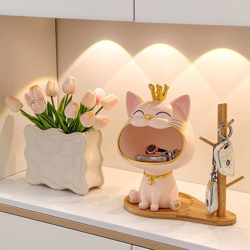 행운 고양이 장식품 세트로 집에 행운과 스타일을 불러오세요