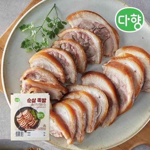 [다향] 한돈 순살족발 슬라이스 150g, 12개