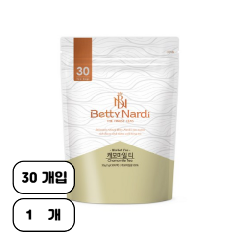 베티나르디 캐모마일 티 30티백, 1g, 30개입, 1개