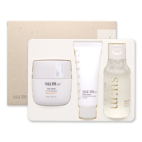 숨 37 선 어웨이 에어핏 선퀴드 50ml 기획세트, 0.05l, 1개