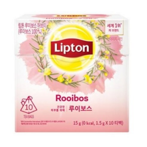 립톤 루이보스 허브차, 1.5g, 10개입, 5개