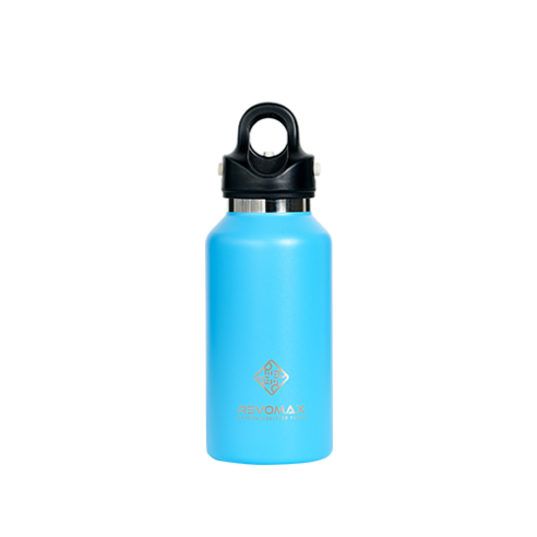 레보맥스v2 원터치 텀블러 대용량 보온보냉 REVOMAX 보온병, 12oz(355ml) 라이트블루