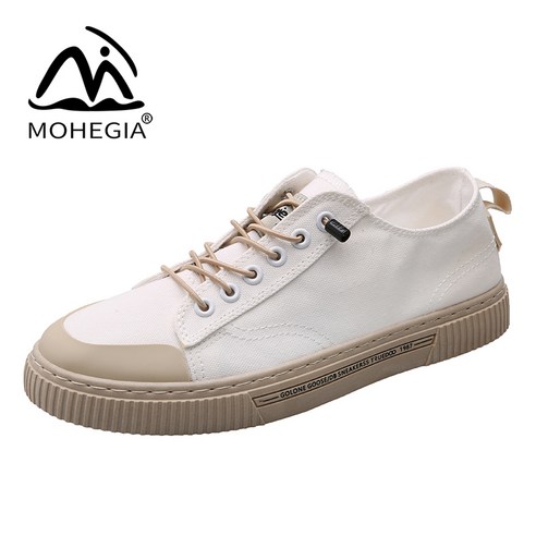 MOHEGIA 캔버스 신발 남성 패션 새로운 캐주얼 플랫
