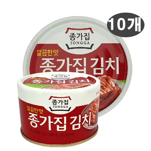 종가집 맛김치 160g x10개, 10개