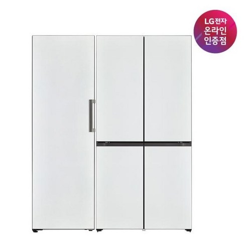 [LG전자] DIOS(디오스) 오브제컬렉션 Z321MW3CS+M623MWW042S 934L 김치냉장고 냉장고 빌트인 세트 [메탈/화이트], N