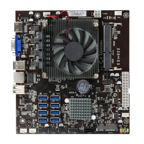 Lopbinte B75 ETH 마이닝 마더보드 8 USB3.0 - PCIE X1, 광부 마더보드