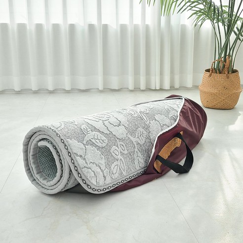 롤링폴딩 1인용 극세사 카본 탄소매트, 70x180cm